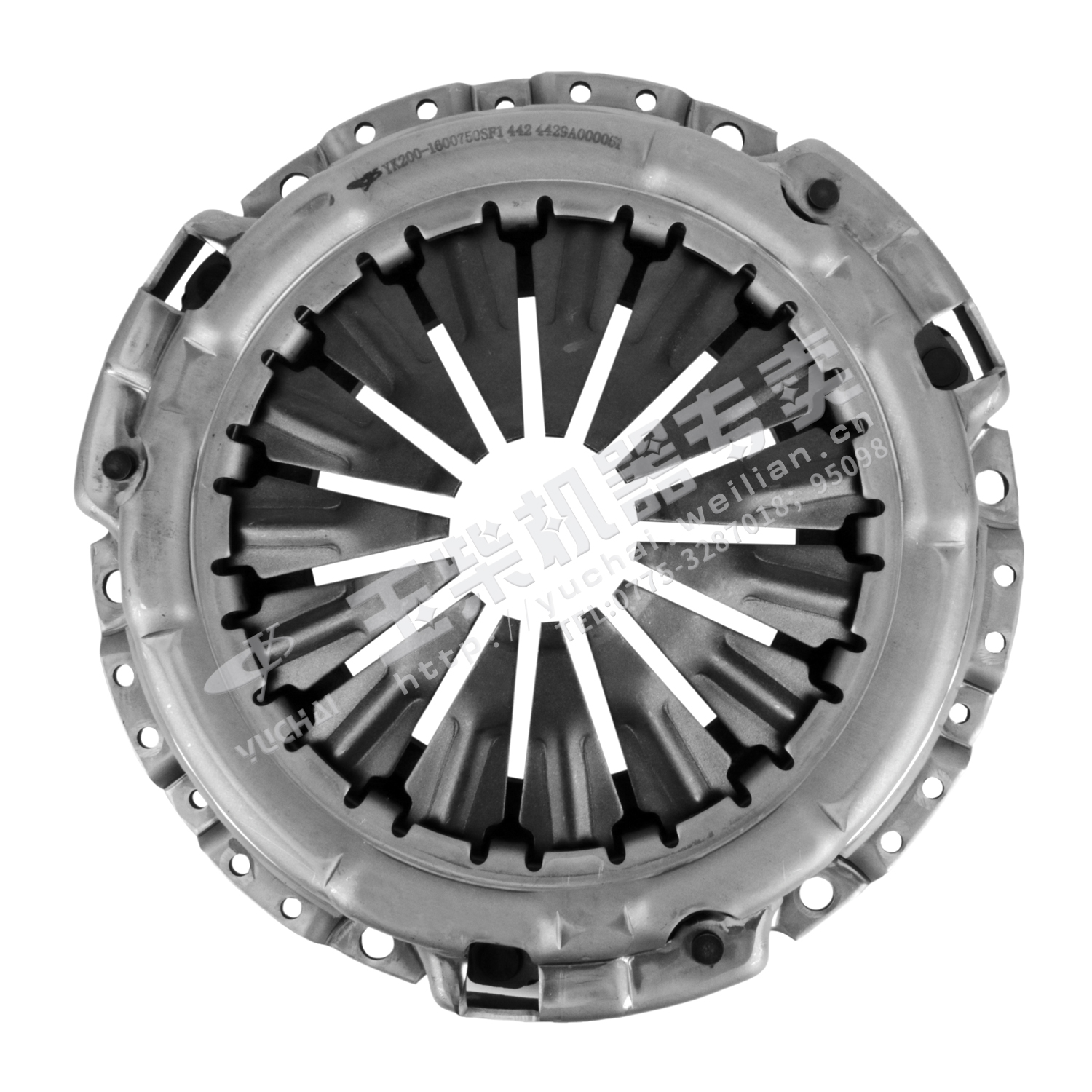 Clutch cover and plate assembly