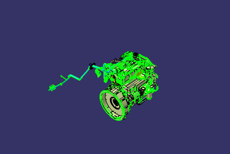 Engine assembly, SC28R143.1Q5A, diesel, National V