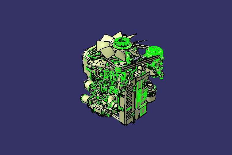 Двигатель в сборе, WP3. 7Q130E50 , дизель, с кондиционером