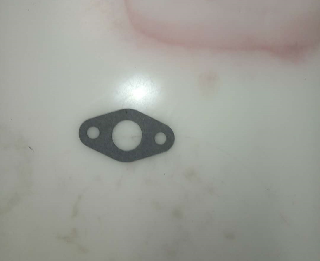 Supercharger return pipe flange gasket; for supercharger assembly