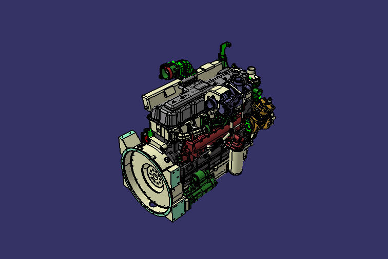 Двигатель в сборе, YC 6L330-50 , дизельный, трехмоторный, двухцилиндровая нагрузка