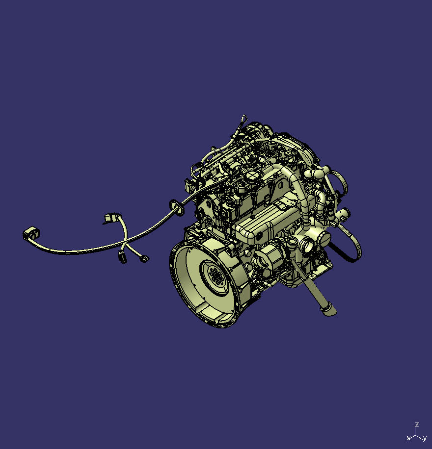 Двигатель в сборе, СК 28R150 . 1Q5A , дизель, двойной мотор