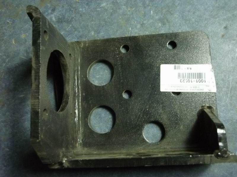 Upper right bracket assembly one