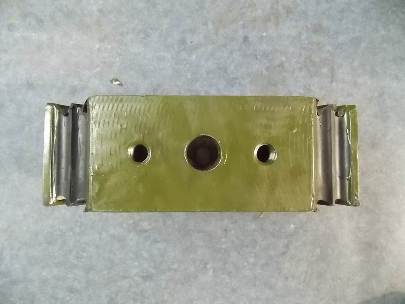 Engine suspension rubber pad, F structure, stiffness 900-2