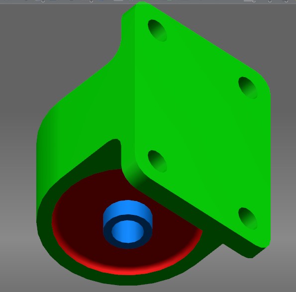 Engine suspension rubber pad, M structure, stiffness 130-1
