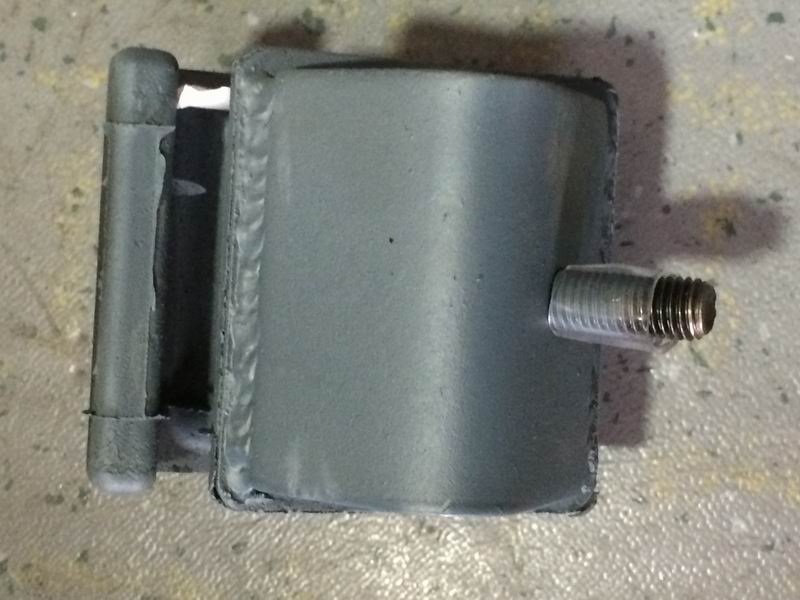 Powertrain suspension rubber pad, J structure, stiffness 400, thickness 56-1