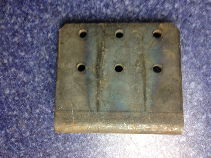 The engine is suspended with the lower left bracket