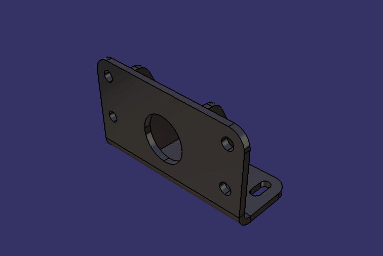 Retarder left hanging frame assembly