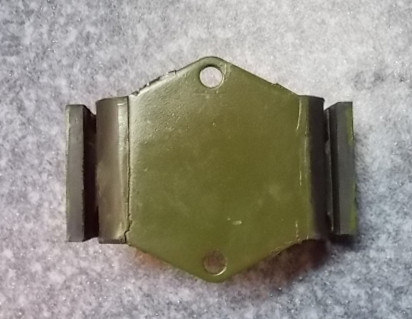 Engine suspension rubber pad, C structure, stiffness 750-1