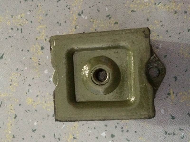 Engine suspension rubber pad, B structure, stiffness 410