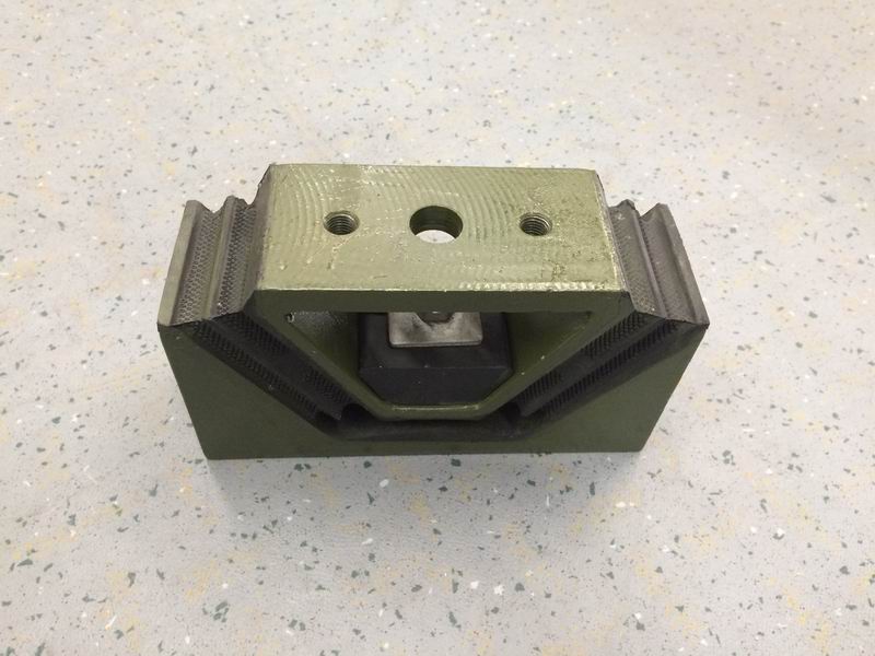 Engine suspension rubber pad, F structure, stiffness 750