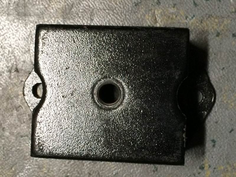 Powertrain suspension rubber pad, B structure, stiffness 950, thickness 46-1