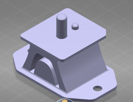 Резиновая подушка подвески силового агрегата, структура K, жесткость 135-1