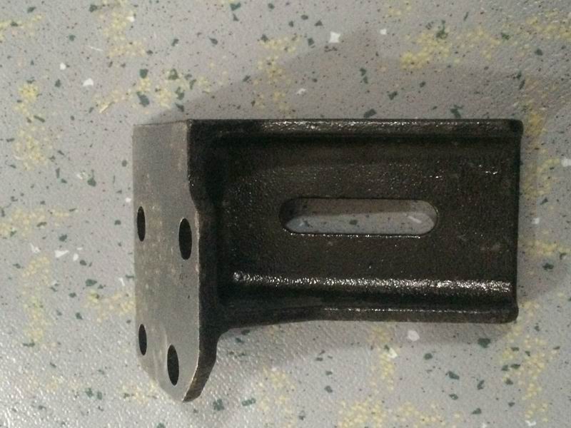 Engine suspension lower bracket, left, 57.5, 12.5-1