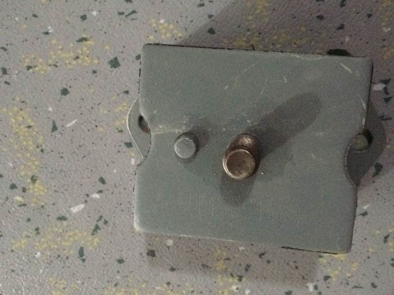 Engine suspension rubber pad, B structure, stiffness 450N/mm