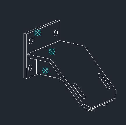 Front suspension lower left bracket