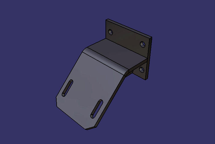 Front suspension lower right bracket