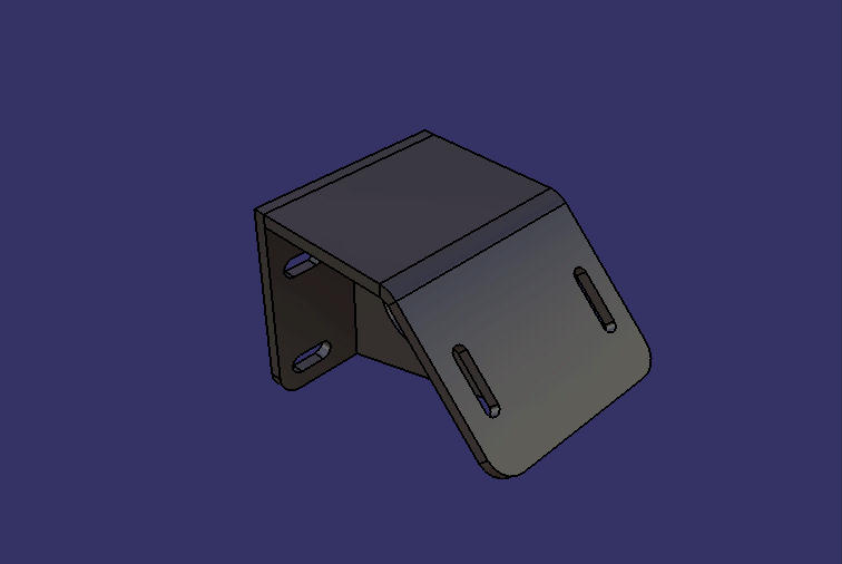 Front suspension lower right bracket