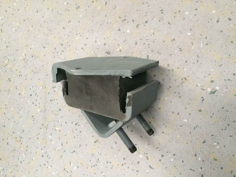 Powertrain suspension rubber pad, N structure, stiffness 800, thickness 62-3