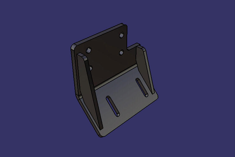 Engine suspension lower bracket, front left, 95, 10.5*40