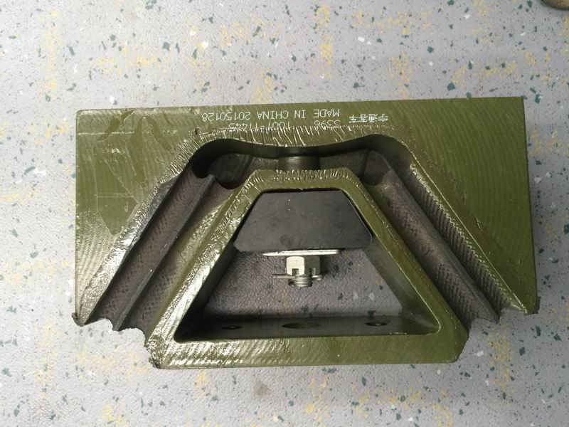 Engine suspension rubber pad, F structure, stiffness 550-1