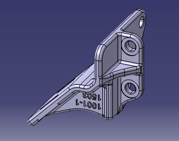 Front suspension upper bracket (right)