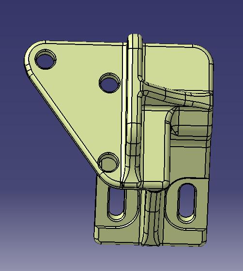 Front suspension upper bracket (left)-1