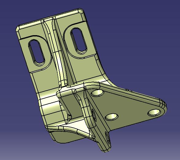 Front suspension upper bracket (left)-2