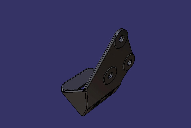 Верхний кронштейн подвески трансмиссии (конструкция специальной формы)