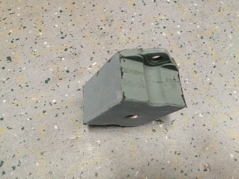 Powertrain suspension rubber pad, B structure, stiffness 1200, thickness 46-2