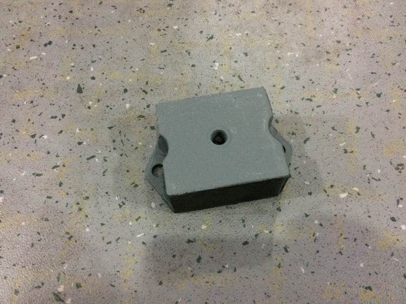 Powertrain suspension rubber pad, B structure, stiffness 950, thickness 46-2