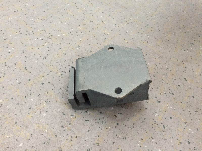 Engine suspension rubber pad, C structure, stiffness 750-1