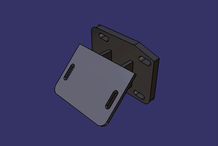 Нижний кронштейн подвески двигателя, передний правый, 130 , 2-11 * 40