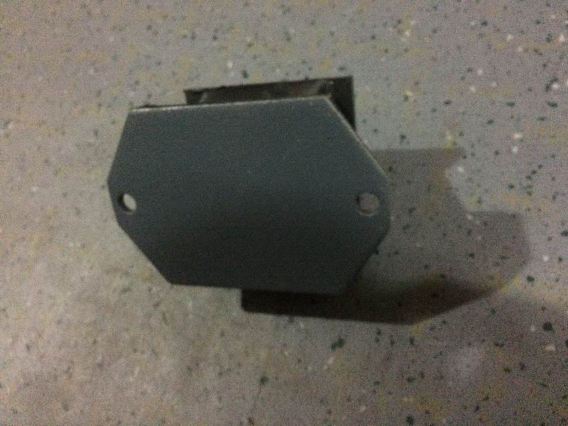 Engine suspension rubber pad, C structure, stiffness 750