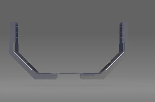 Engine suspension lower bracket, rear suspension, hole distance 124, φ15-1