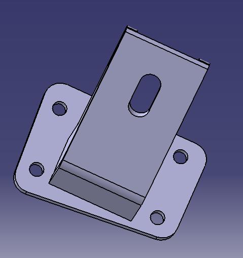Engine suspension lower bracket, right front, 0, 19*45-1