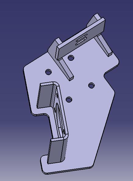 Transmission suspension upper bracket (special shape structure)