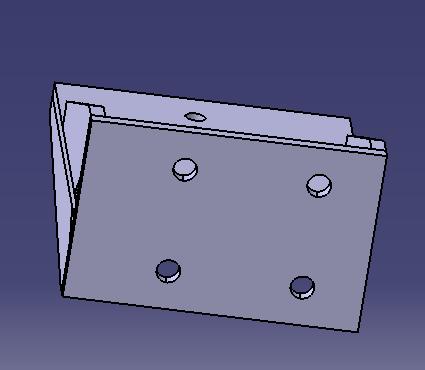 Transmission suspension lower bracket (C-shaped structure)