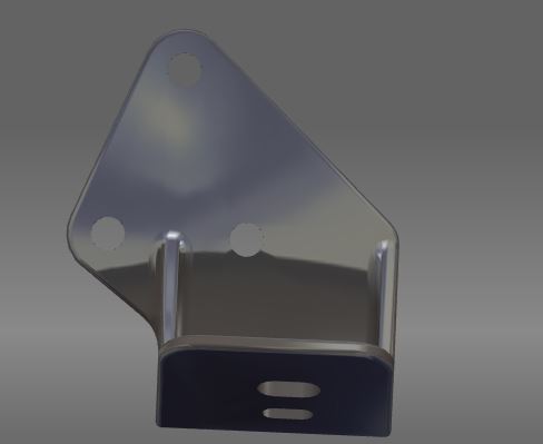 Transmission suspension upper bracket (special shape structure)-1