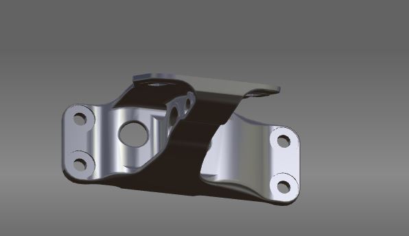 Нижний кронштейн подвески двигателя, левый нижний, 90mm , 11mm-1