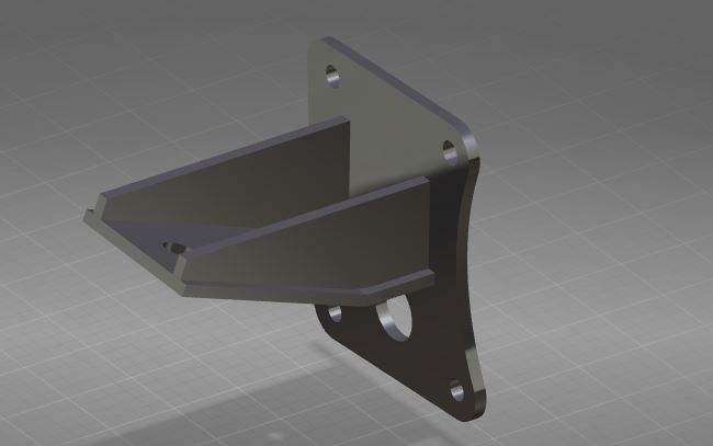 Engine suspension upper bracket, 20 degrees, front suspension right-1