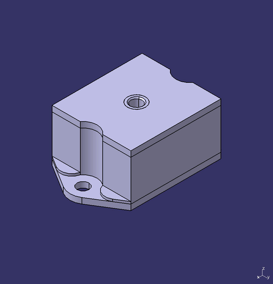 Powertrain suspension rubber pad, B structure, stiffness 800, thickness 46