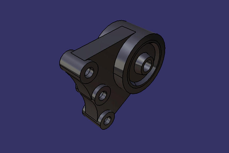 Powertrain suspension rubber pad, other structure, stiffness 800