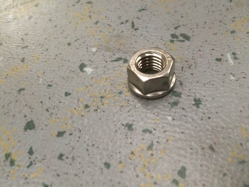 Hexagonal flange surface nut; M10*1.50-1