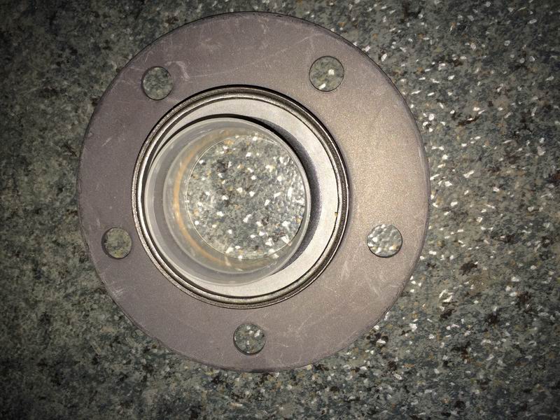 Front oil seal; drive end of air compressor