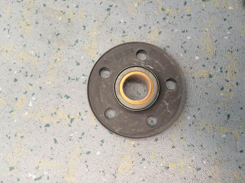 Front oil seal; water pump drive end-1