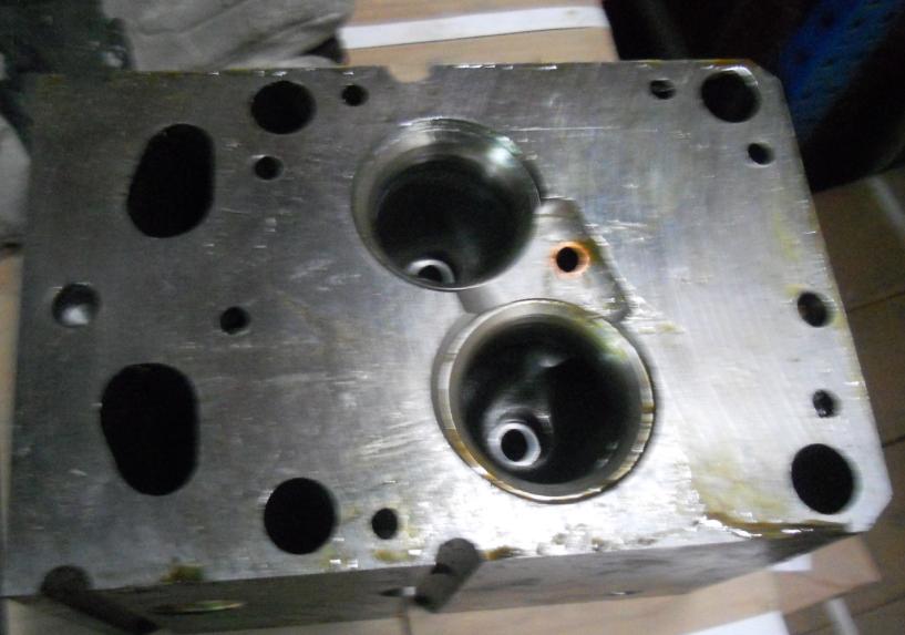 Cylinder head assembly; 2 rows of sub-bolts; with EVB