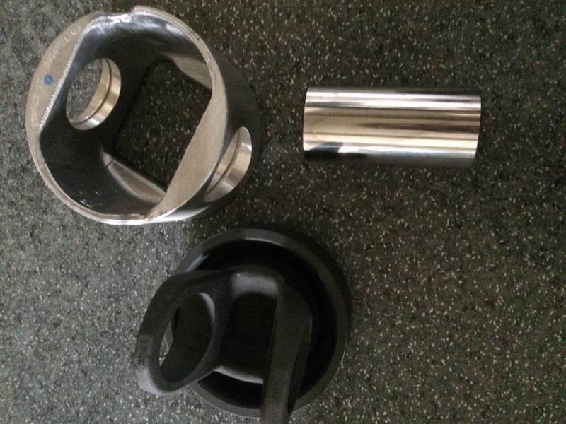 Piston; containing piston ring piston pin and spring