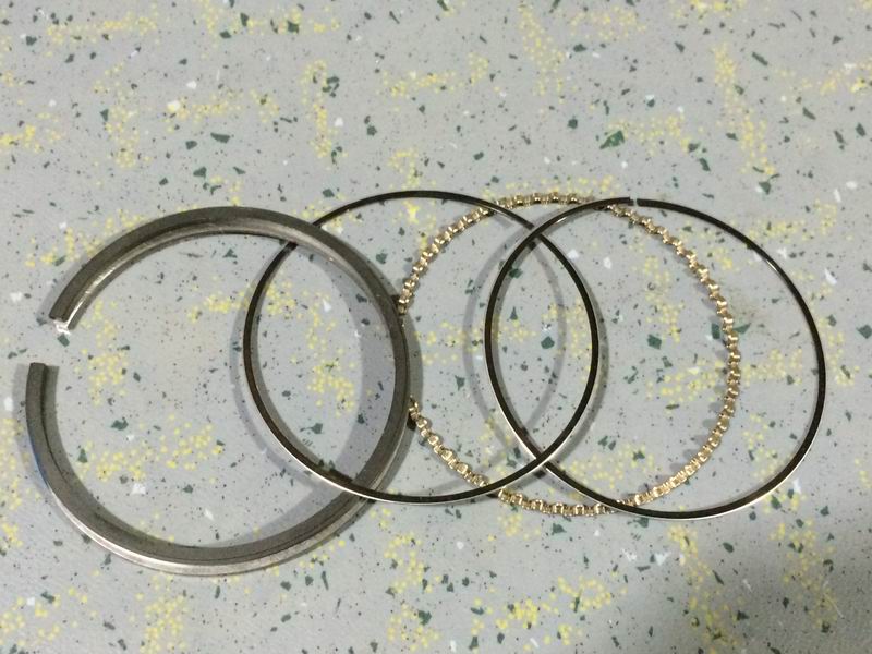 Piston ring; single cylinder group; contains 3 pieces