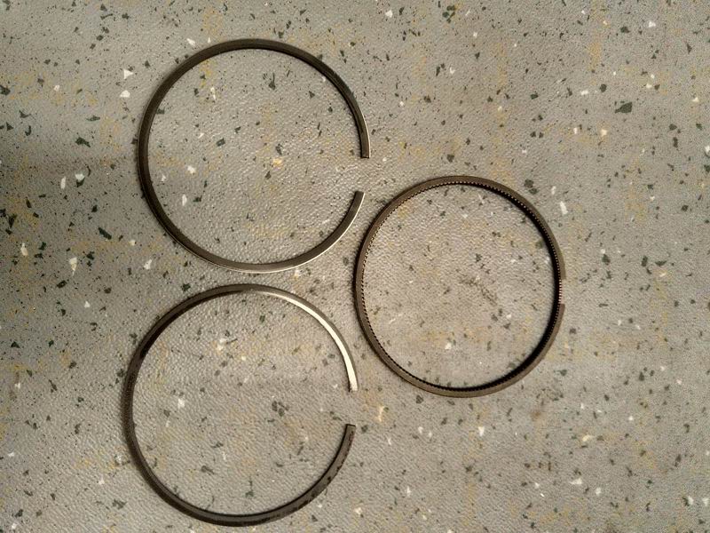 Поршневое кольцо; одноцилиндровая группа; содержит 3 шт.